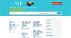 Desktop Screenshot of indicedenegocios.com